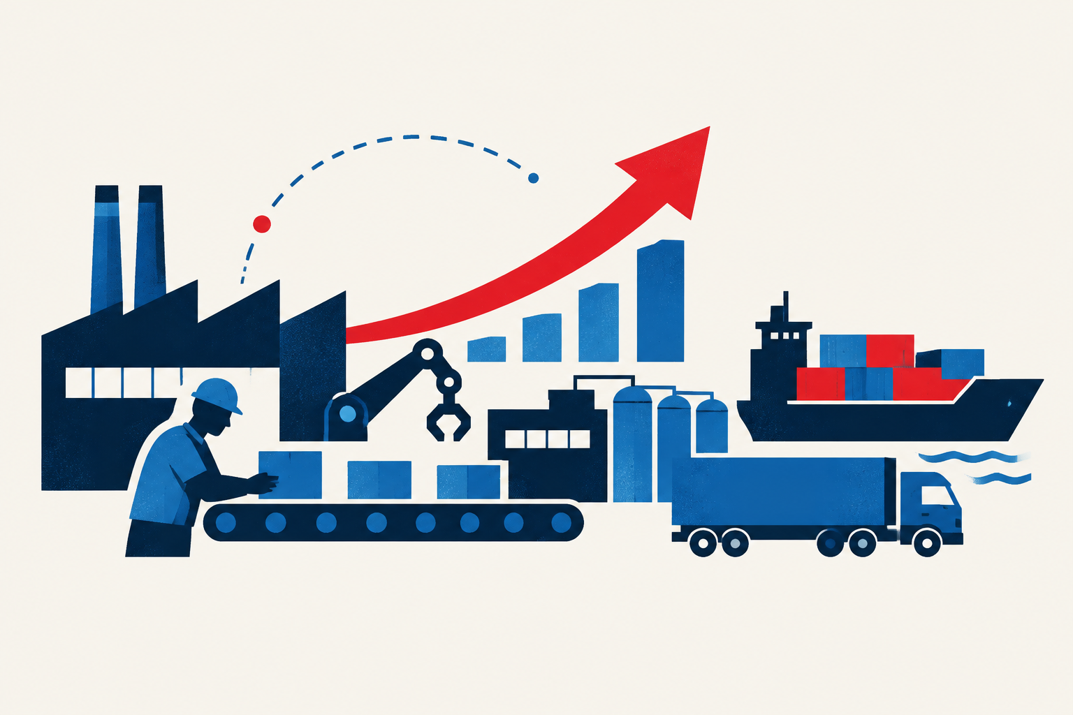 Editorial illustration representing: Canada directs $11.2 million to Saskatchewan firms through tariff-response and productivity programs